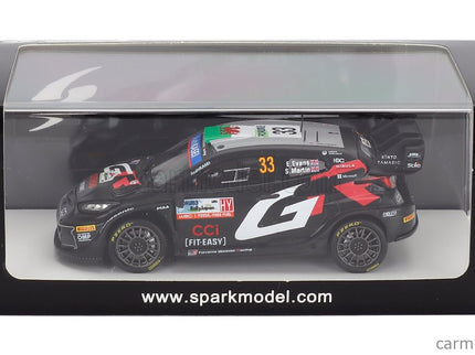 Toyota Yaris GR RALLY1 Hybrid Team Toyota Gazoo Racing Wrt N°33 Víťaz Rally Japan 2024 Elfyn Evans - Scott Martin 1:43 Spark Model čierna