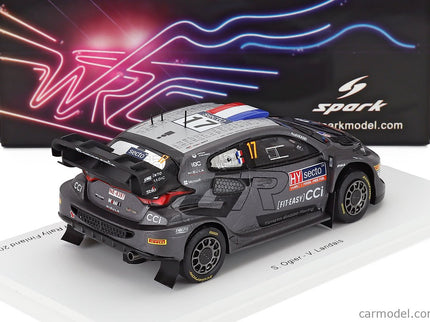 Toyota Yaris GR RALLY1 Hybrid Team Toyota Gazoo Racing Wrt N°17 Víťaz Rally Finland 2024 Sebastien Ogier - Vincent Landais 1:43 Spark Model čierna