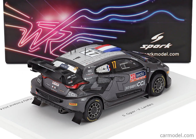 Toyota Yaris GR RALLY1 Hybrid Team Toyota Gazoo Racing Wrt N°17 Víťaz Rally Finland 2024 Sebastien Ogier - Vincent Landais 1:43 Spark Model čierna