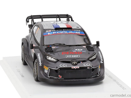 Toyota Yaris GR RALLY1 Hybrid Team Toyota Gazoo Racing Wrt N°17 Víťaz Rally Finland 2024 Sebastien Ogier - Vincent Landais 1:43 Spark Model čierna