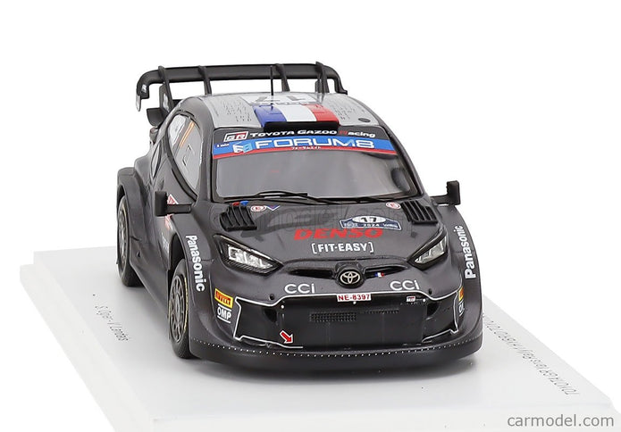 Toyota Yaris GR RALLY1 Hybrid Team Toyota Gazoo Racing Wrt N°17 Víťaz Rally Finland 2024 Sebastien Ogier - Vincent Landais 1:43 Spark Model čierna