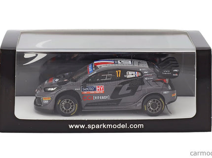 Toyota Yaris GR RALLY1 Hybrid Team Toyota Gazoo Racing Wrt N°17 Víťaz Rally Finland 2024 Sebastien Ogier - Vincent Landais 1:43 Spark Model čierna