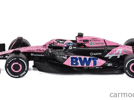 Alpine F1 A524 Team Bwt Alpine N°61 Abu Dhabi GP 2024 Jack Doohan 1:64 Spark Model čierna modrá ružová