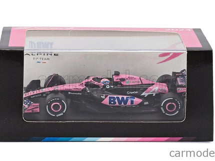 Alpine F1 A524 Team Bwt Alpine N°61 Abu Dhabi GP 2024 Jack Doohan 1:64 Spark Model čierna modrá ružová