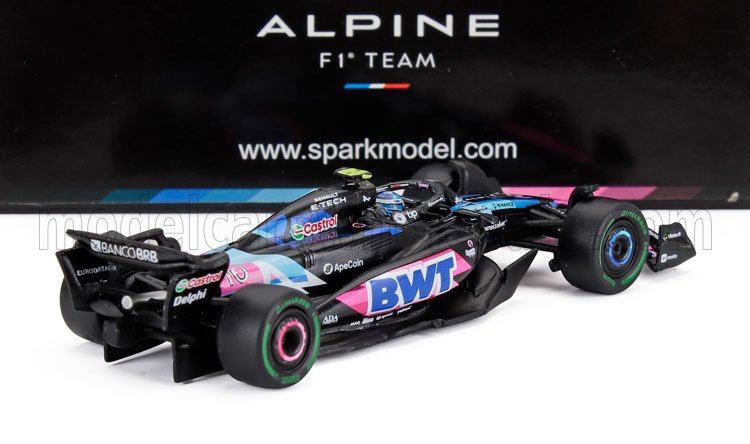 ALPINE | F1  A524 TEAM BWT ALPINE N 10 3rd BRAZILIAN GP 2024 PIERRE GASLY | BLACK BLUE PINK