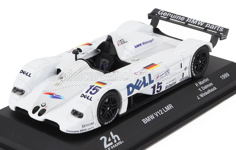 BMW | S70 6.0L V12 LMR TEAM BMW MOTORSPORT DELL N 15 WINNER 24h LE MANS 1999 PIERLUIGI MARTINI - YANNICK DALMAS - JOACHIM WINKELHOCK | WHITE