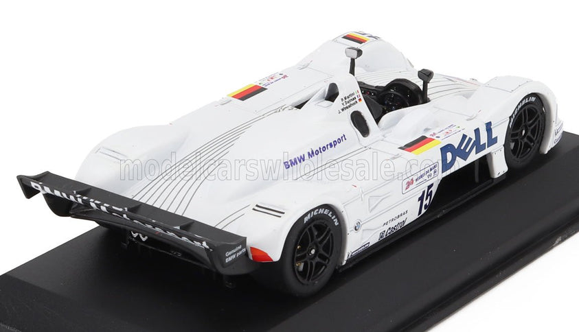 BMW | S70 6.0L V12 LMR TEAM BMW MOTORSPORT DELL N 15 WINNER 24h LE MANS 1999 PIERLUIGI MARTINI - YANNICK DALMAS - JOACHIM WINKELHOCK | WHITE
