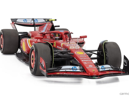 Ferrari F1 SF-24 Team Scuderia Ferrari N°55 Austin USA GP 2024 Carlos Sainz - Polyfoam Packaging 1:18 BBR Models červená čierna