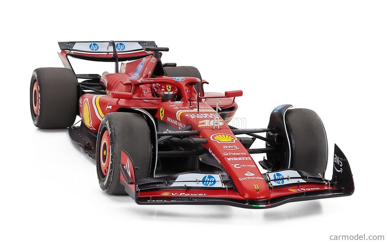 Ferrari F1 SF-24 Team Scuderia Ferrari N°16 Víťaz Austin USA GP 2024 Charles Leclerc - Polyfoam Packaging 1:18 BBR Models červená čierna