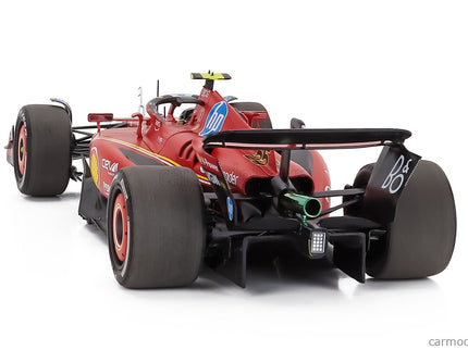 Ferrari F1 SF-24 Team Scuderia Ferrari N°55 Monza Italy GP 2024 Carlos Sainz - Polyfoam Packaging 1:18 BBR Models červená čierna