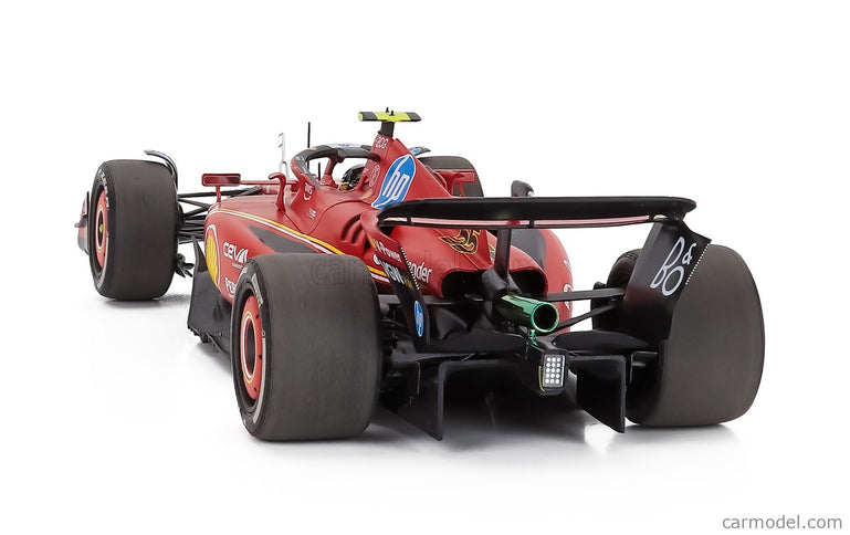 Ferrari F1 SF-24 Team Scuderia Ferrari N°55 Monza Italy GP 2024 Carlos Sainz - Polyfoam Packaging 1:18 BBR Models červená čierna
