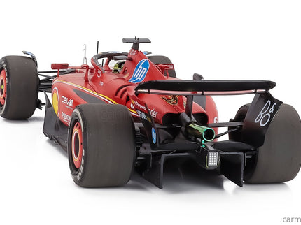 Ferrari F1 SF-24 Team Scuderia Ferrari N°16 Víťaz Monza Italy GP 2024 Charles Leclerc - Polyfoam Packaging 1:18 BBR Models červená čierna