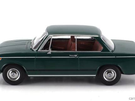 BMW 1802 1-SERIES Facelift (restyling) 1971 1:18 KK Scale tmavozelená