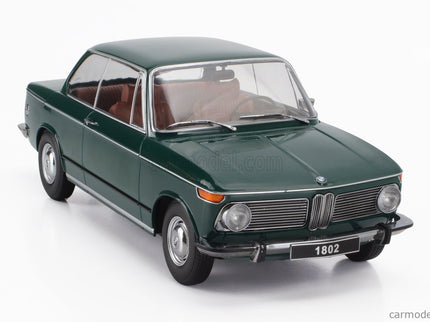 BMW 1802 1-SERIES Facelift (restyling) 1971 1:18 KK Scale tmavozelená