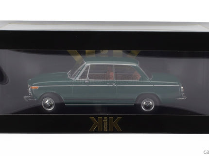 BMW 1802 1-SERIES Facelift (restyling) 1971 1:18 KK Scale tmavozelená
