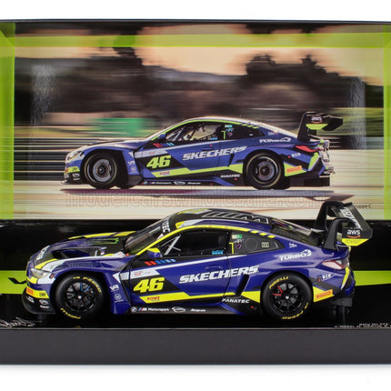 BMW | 4-SERIES M4 GT3 TEAM WRT N 46 4h LE CASTELLET 2024 VALENTINO ROSSI - MAXIME MARTIN - RAFFAELE MARCIELLO | BLUE YELLOW BLACK