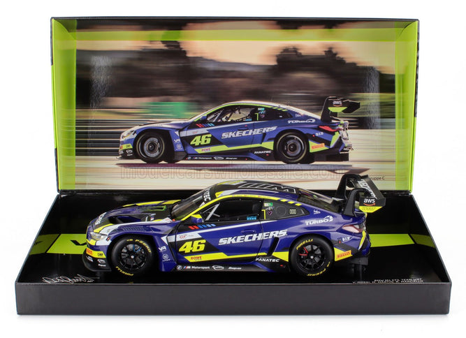 BMW | 4-SERIES M4 GT3 TEAM WRT N 46 4h LE CASTELLET 2024 VALENTINO ROSSI - MAXIME MARTIN - RAFFAELE MARCIELLO | BLUE YELLOW BLACK