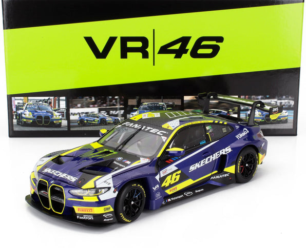 BMW | 4-SERIES M4 GT3 TEAM WRT N 46 4h LE CASTELLET 2024 VALENTINO ROSSI - MAXIME MARTIN - RAFFAELE MARCIELLO | BLUE YELLOW BLACK