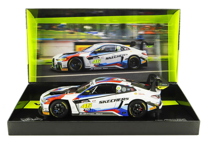 BMW | 4-SERIES M4 GT3 TEAM WRT N 46 12h BATHURST 2024 VALENTINO ROSSI - MAXIME MARTIN - RAFFAELE MARCIELLO | WHITE BLUE RED BLACK