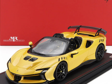 FERRARI | SF90 XX STRADALE SPIDER 2024 - CON VETRINA - WITH SHOWCASE | GIALLO TRISTRATO - YELLOW MET BLACK