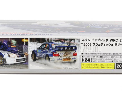Subaru Impreza WRC Team Cersanit N°71 Rally Sweden 2006 Michal Solowow - Maciej Baran 1:24 Hasegawa /
