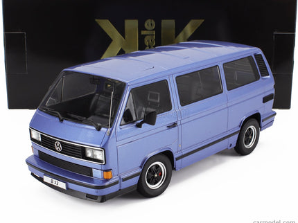 Volkswagen T3 Porsche B32 Minibus 1984 1:18 KK Scale svetlomodrá