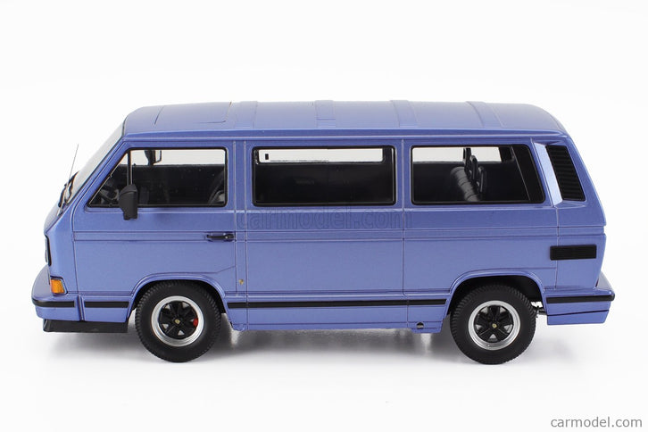 Volkswagen T3 Porsche B32 Minibus 1984 1:18 KK Scale svetlomodrá