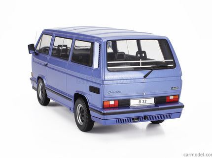 Volkswagen T3 Porsche B32 Minibus 1984 1:18 KK Scale svetlomodrá