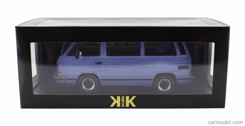 Volkswagen T3 Porsche B32 Minibus 1984 1:18 KK Scale svetlomodrá