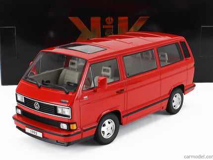 Volkswagen T3 Multivan Minibus (last Edícia) 1992 1:18 KK Scale červená