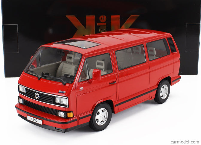 Volkswagen T3 Multivan Minibus (last Edícia) 1992 1:18 KK Scale červená