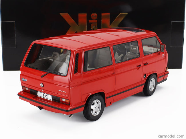 Volkswagen T3 Multivan Minibus (last Edícia) 1992 1:18 KK Scale červená