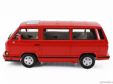 Volkswagen T3 Multivan Minibus (last Edícia) 1992 1:18 KK Scale červená