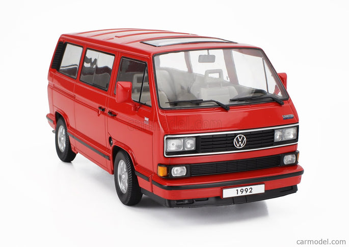 Volkswagen T3 Multivan Minibus (last Edícia) 1992 1:18 KK Scale červená