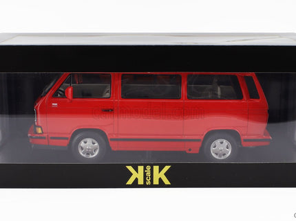 Volkswagen T3 Multivan Minibus (last Edícia) 1992 1:18 KK Scale červená