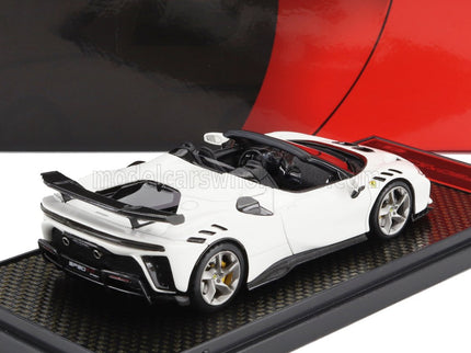 FERRARI | SF90 XX STRADALE SPIDER 2024 | BIANCO CERVINO - WHITE BLACK