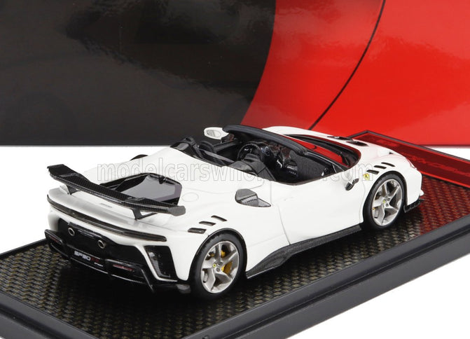 FERRARI | SF90 XX STRADALE SPIDER 2024 | BIANCO CERVINO - WHITE BLACK