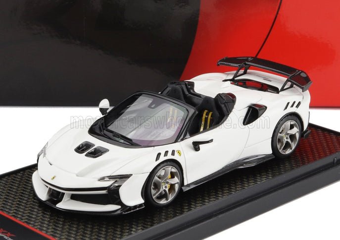 FERRARI | SF90 XX STRADALE SPIDER 2024 | BIANCO CERVINO - WHITE BLACK