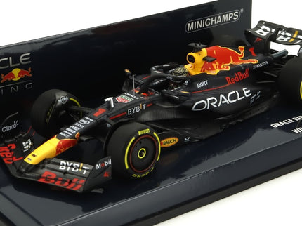 RED BULL | F1  RB19 TEAM ORACLE RED BULL RACING N 1 WORLD CHAMPION WINNER ABU DHABI GP 2023 MAX VERSTAPPEN | MATT BLUE