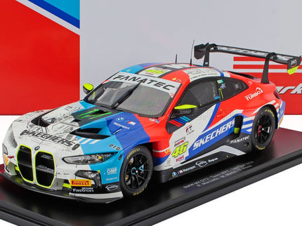 BMW | 4-SERIES M4 GT3 TEAM WRT N 46 24h SPA 2024 VALENTINO ROSSI - MAXIME MARTIN - RAFFAELE MARCIELLO | WHITE BLUE RED