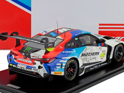 BMW | 4-SERIES M4 GT3 TEAM WRT N 46 24h SPA 2024 VALENTINO ROSSI - MAXIME MARTIN - RAFFAELE MARCIELLO | WHITE BLUE RED