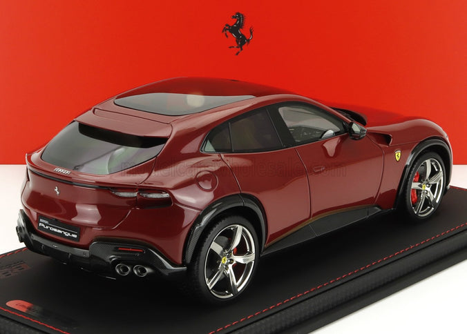 FERRARI | PUROSANGUE SUV PANORAMIC ROOF 2022 - CON VETRINA - WITH SHOWCASE | ROSSO MUGELLO - RED MET