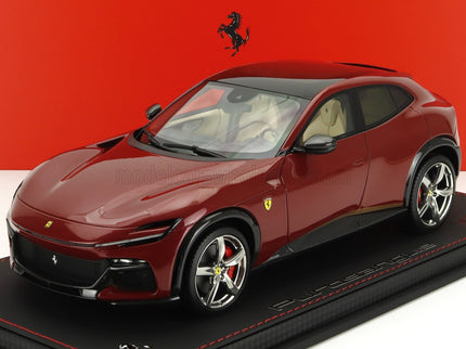 FERRARI | PUROSANGUE SUV PANORAMIC ROOF 2022 - CON VETRINA - WITH SHOWCASE | ROSSO MUGELLO - RED MET