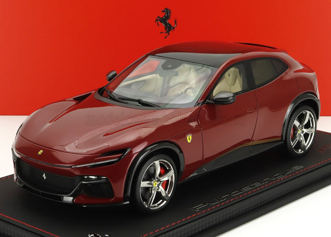 FERRARI | PUROSANGUE SUV PANORAMIC ROOF 2022 - CON VETRINA - WITH SHOWCASE | ROSSO MUGELLO - RED MET