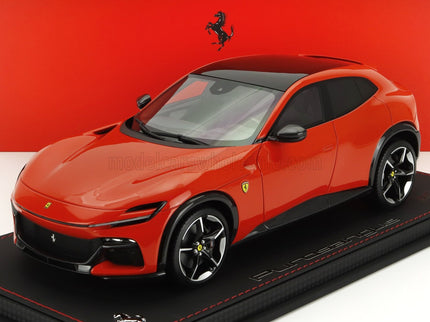 FERRARI | PUROSANGUE SUV PANORAMIC ROOF 2022 - CON VETRINA - WITH SHOWCASE | ROSSO DINO - LIGHT RED