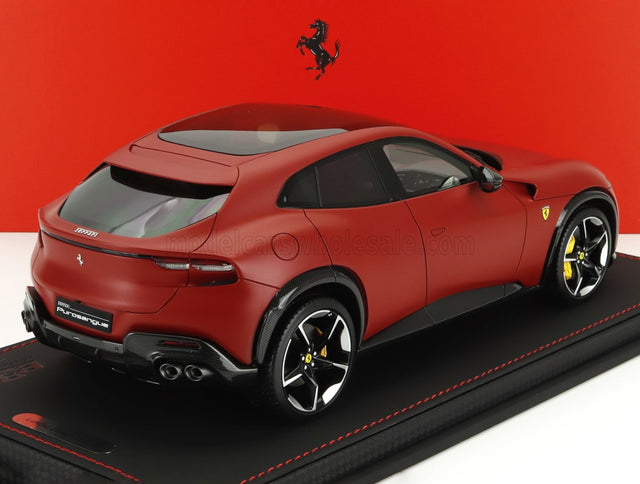 FERRARI | PUROSANGUE SUV PANORAMIC ROOF 2022 - CON VETRINA - WITH SHOWCASE | ROSSO F1-75 - MATT RED