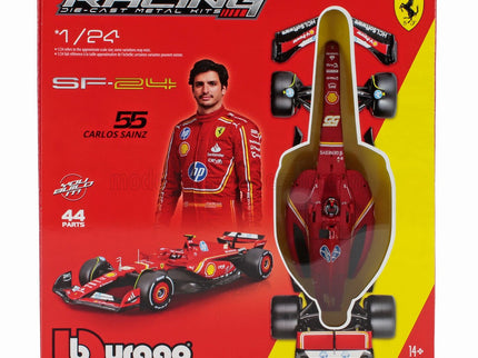 FERRARI | F1  SF-24 TEAM SCUDERIA FERRARI N 55 SEASON 2024 CARLOS SAINZ | RED BLACK