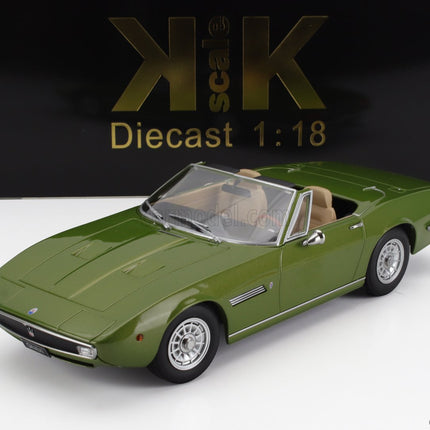 Maserati Ghibli Spider Cabriolet Open 1970 - Alloy Disky - Cerchi IN Lega 1:18 KK Scale zelená