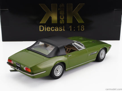 Maserati Ghibli Spider Cabriolet Open 1970 - Alloy Disky - Cerchi IN Lega 1:18 KK Scale zelená