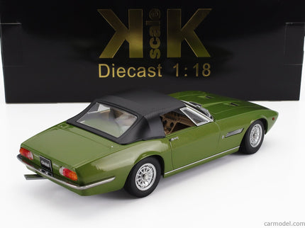 Maserati Ghibli Spider Cabriolet Open 1970 - Alloy Disky - Cerchi IN Lega 1:18 KK Scale zelená